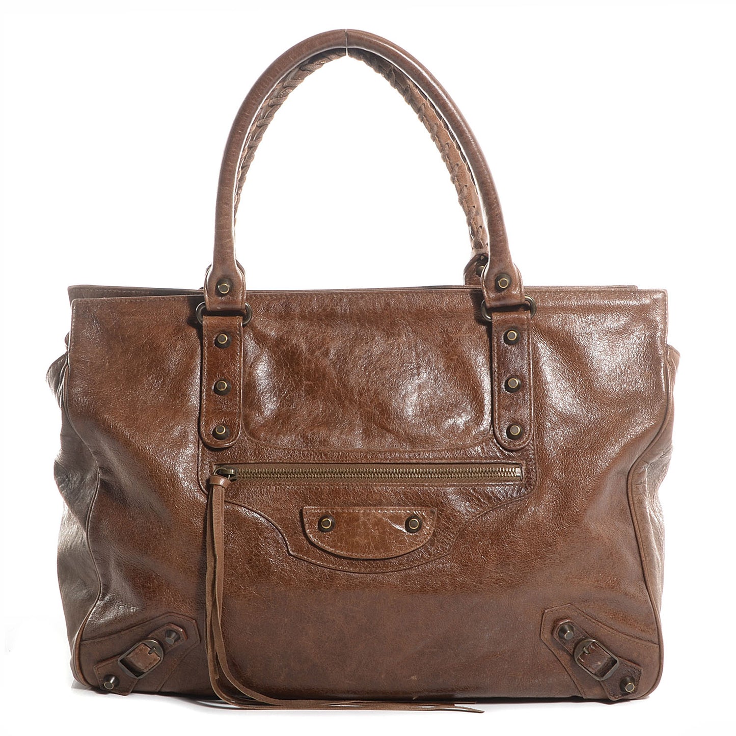 Chevre Shopping Tote Truffle