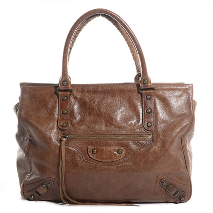 Balenciaga Chevre Shopping Tote Truffle 1 of 14