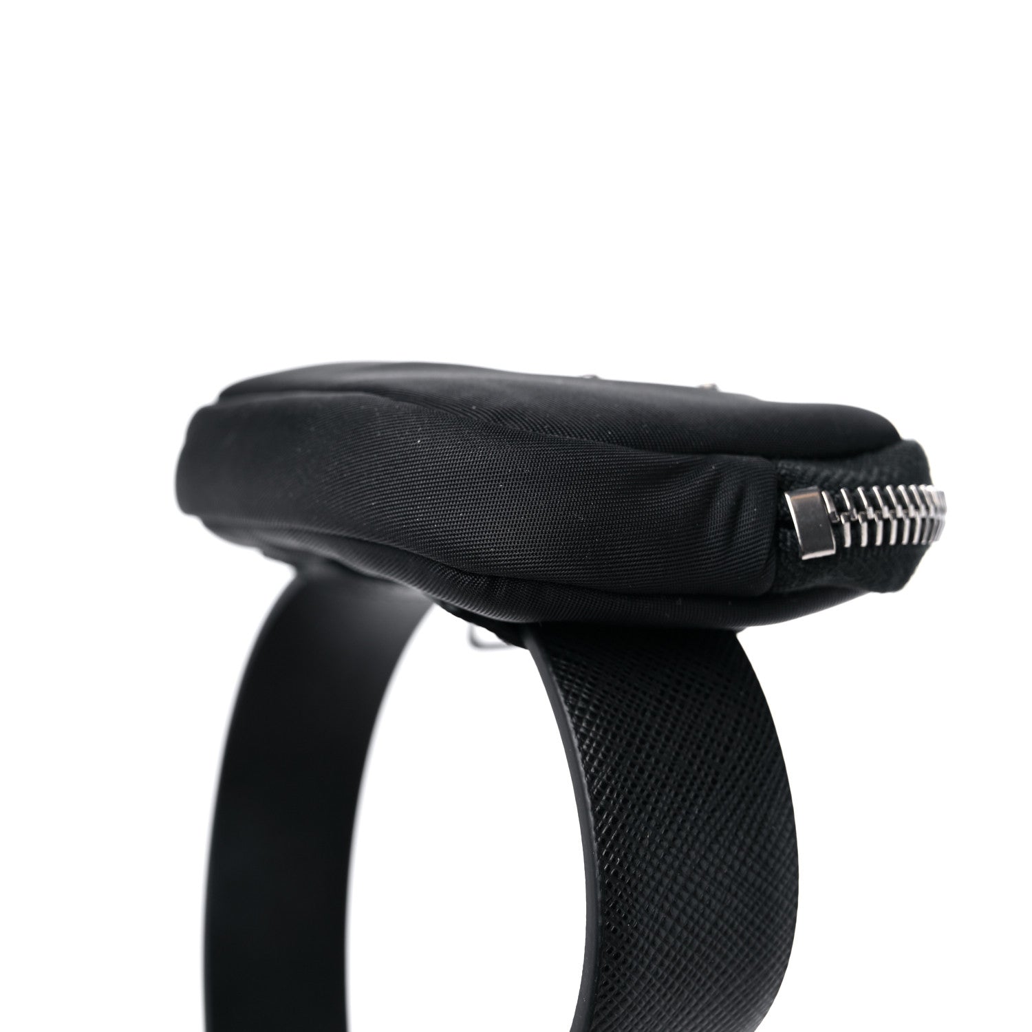 Prada Saffiano Belt With Nylon Pouch 80/32 Black 7 of 9