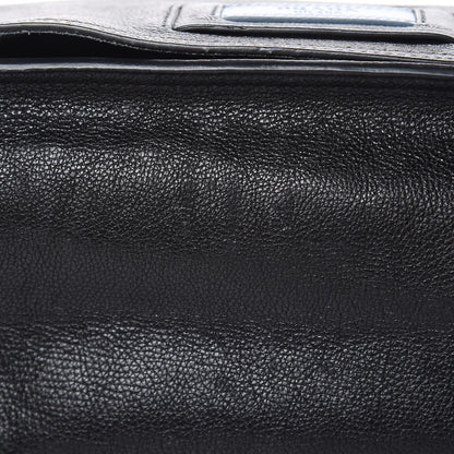 Prada Glace Calf Etiquette Flap Black Astrale 12 of 14