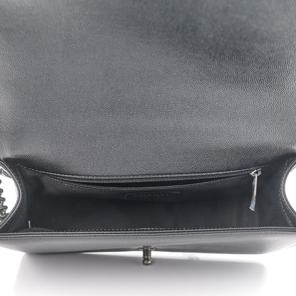 Chanel Caviar Quilted New Medium Boy Flap Black 7 of 9