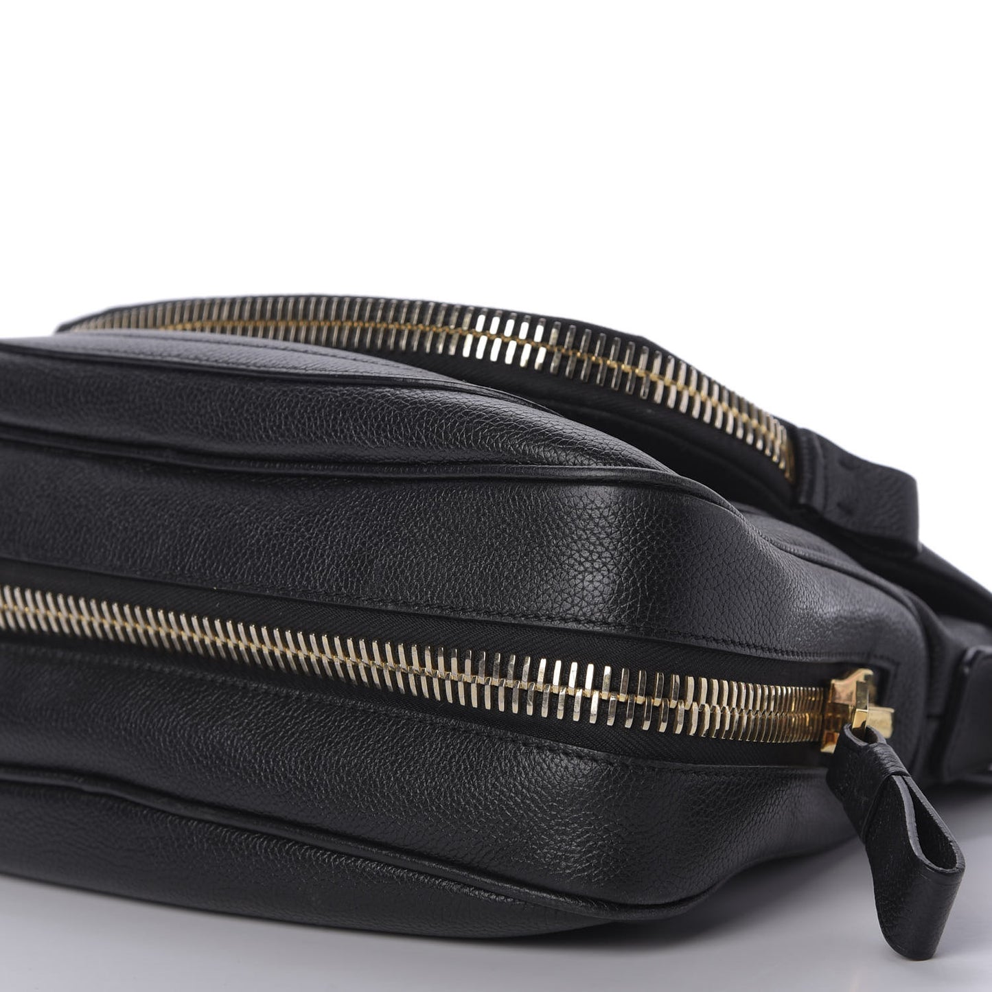 Grained Calfskin Medium Jennifer Crossbody Bag Black