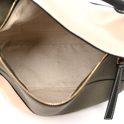 Loewe Grained Calfskin Medium Puzzle Bag Oat Khaki Green 5 of 19