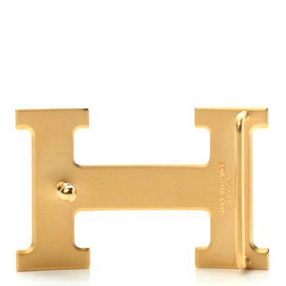 Hermes Polished 32mm H Belt Buckle Gold 3 of 6