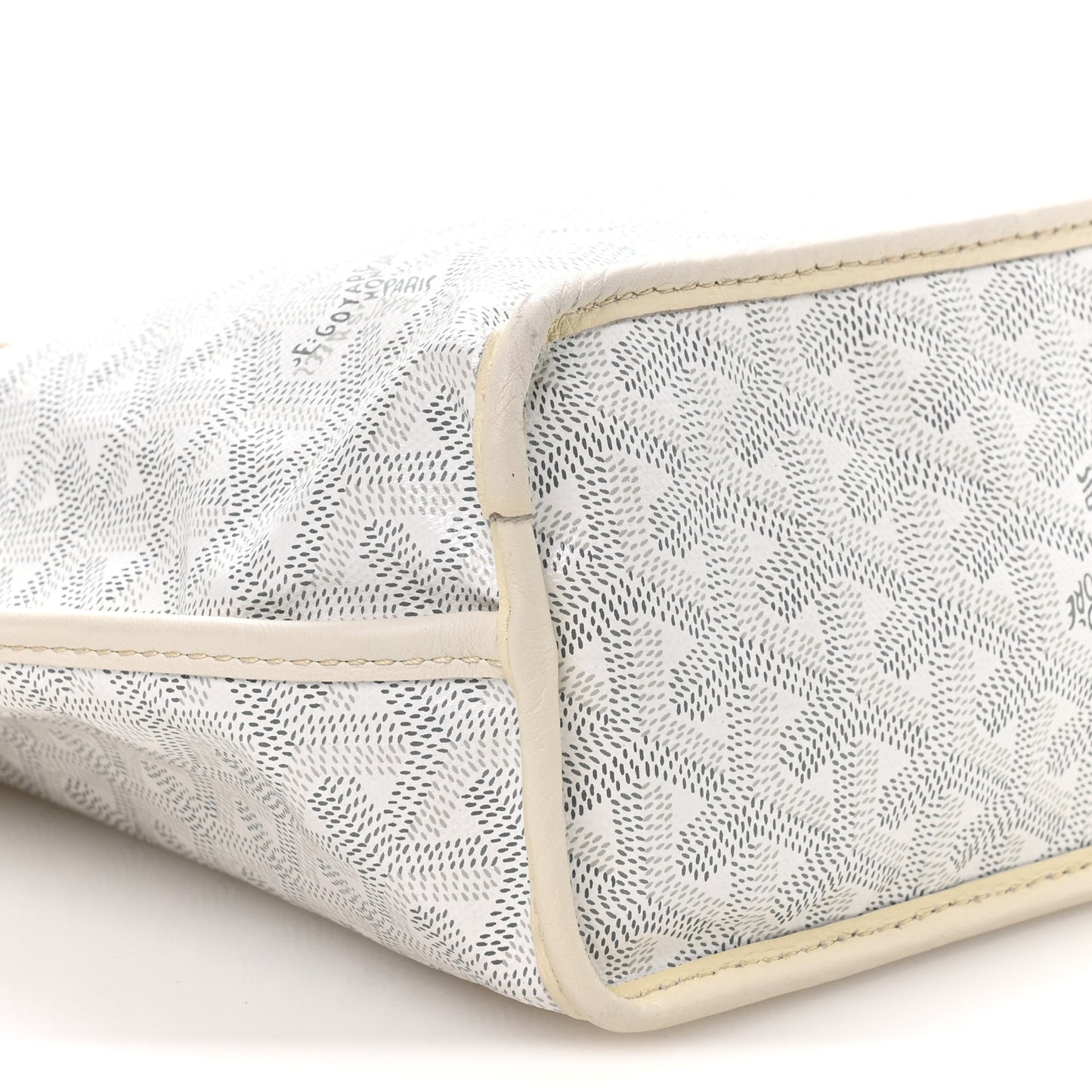Goyardine Reversible Mini Anjou White
