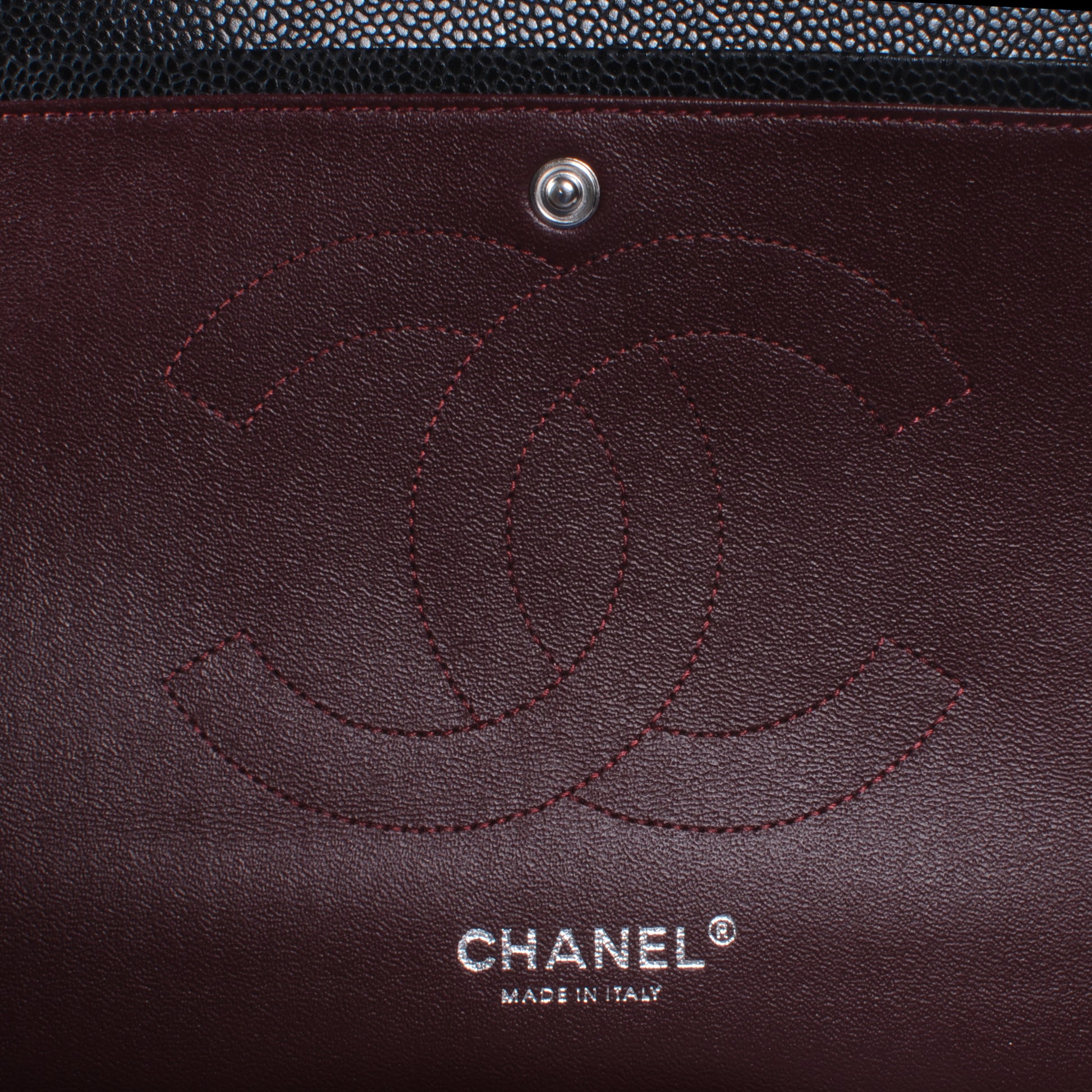 Chanel Caviar Quilted Jumbo Double Flap Black 7 of 10