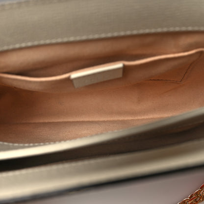 Gucci GG Supreme Monogram Flora Web Small Ophidia Chain Shoulder Bag White 6 of 11