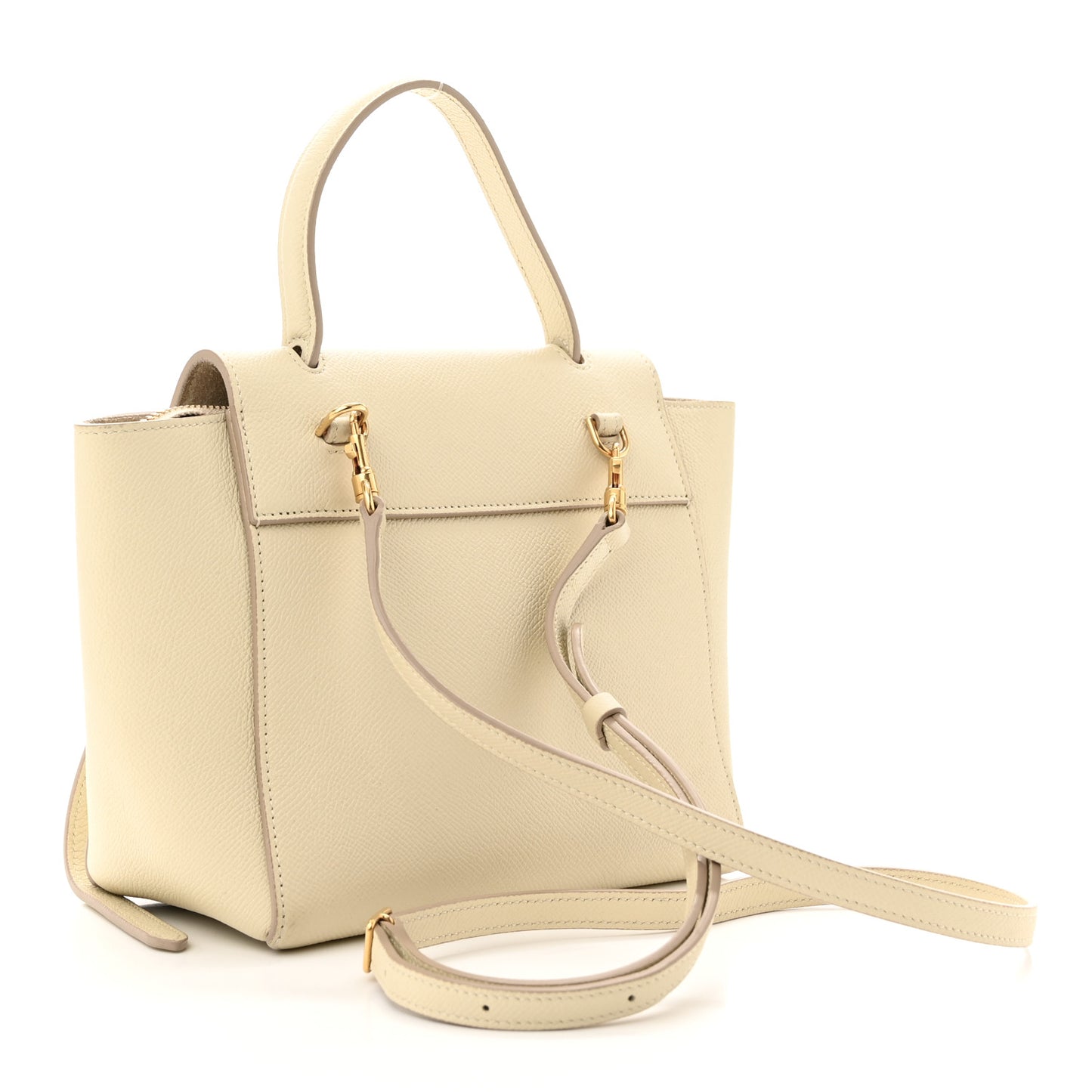 Grained Calfskin Nano Belt Bag Linen