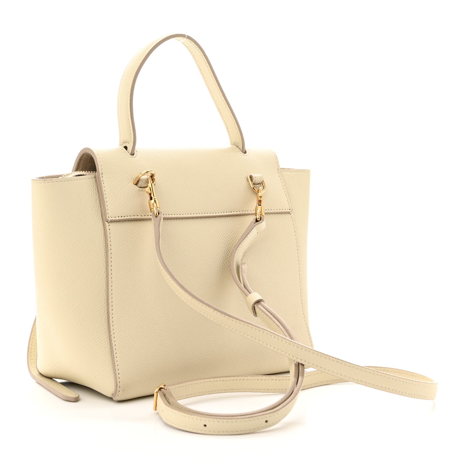 Celine Grained Calfskin Nano Belt Bag Linen 3 of 12