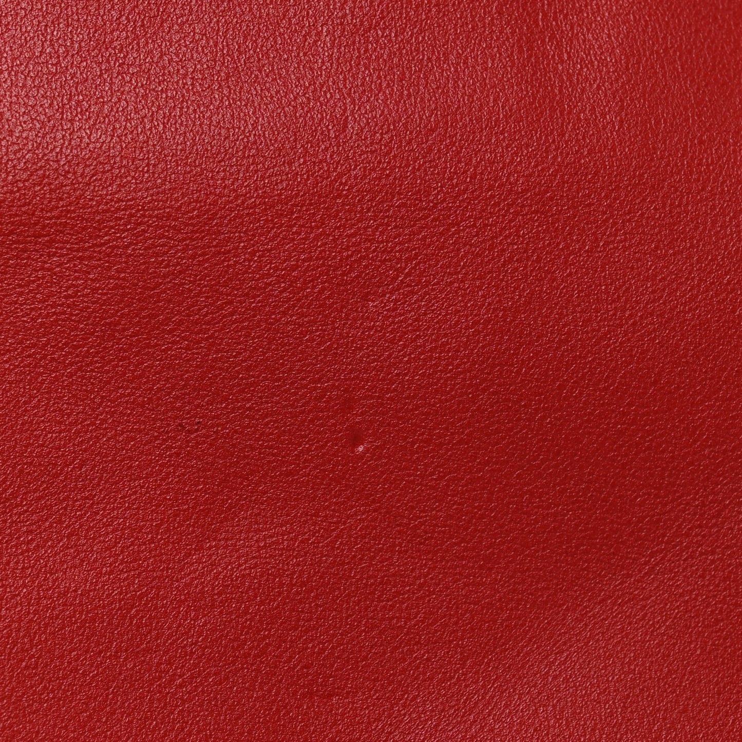 Vitello Monochrome Large Rockstud Zip Pouch Red