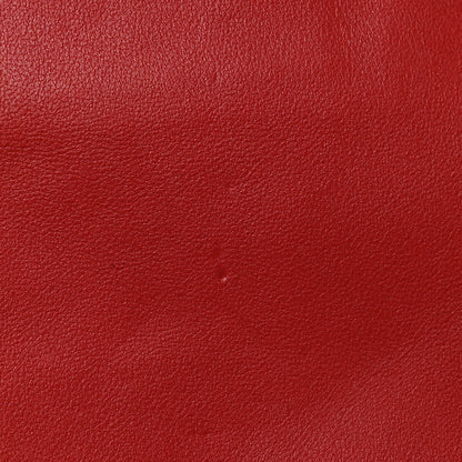 Valentino Garavani Vitello Monochrome Large Rockstud Zip Pouch Red 7 of 7