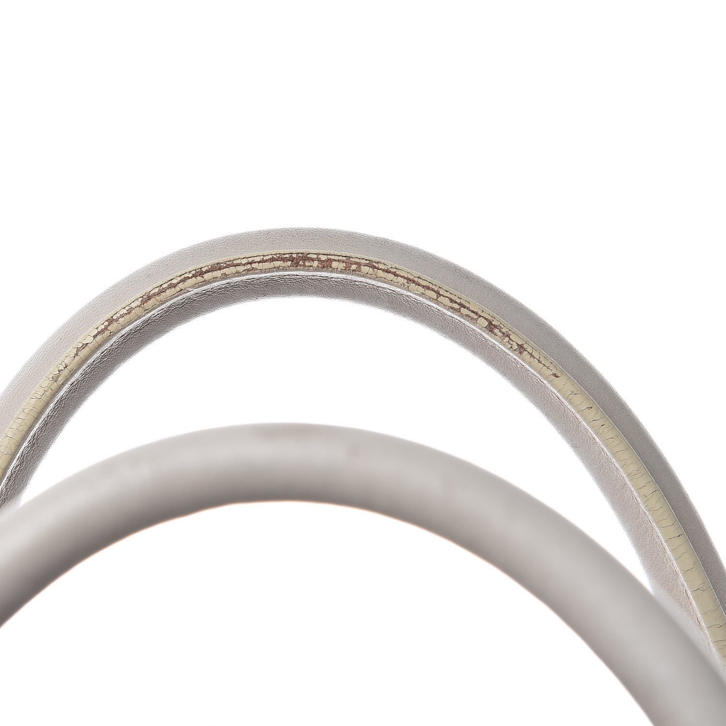 Smooth Calfskin Medium Banner Tote Off White