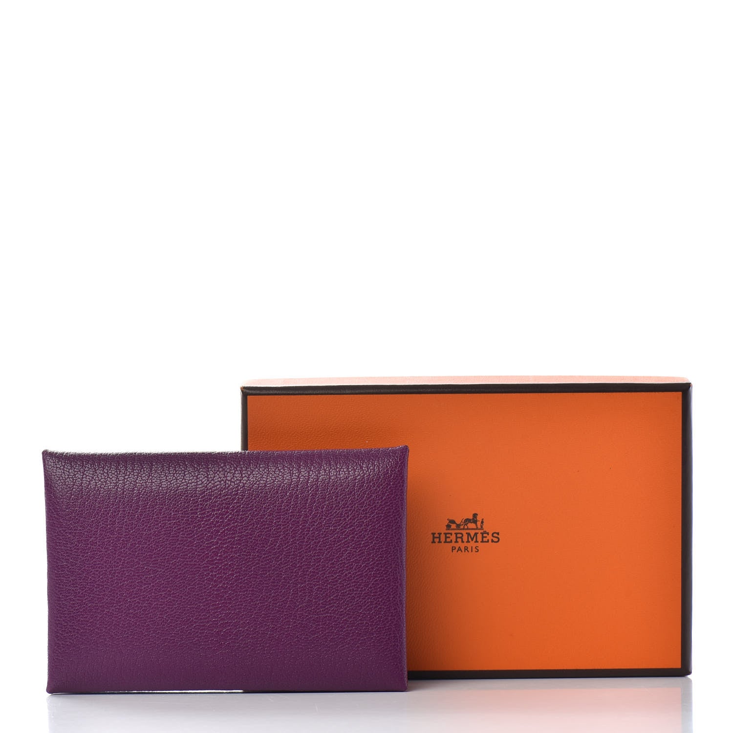Hermes Chevre Chamkila Calvi Card Case Anemone 7 of 7