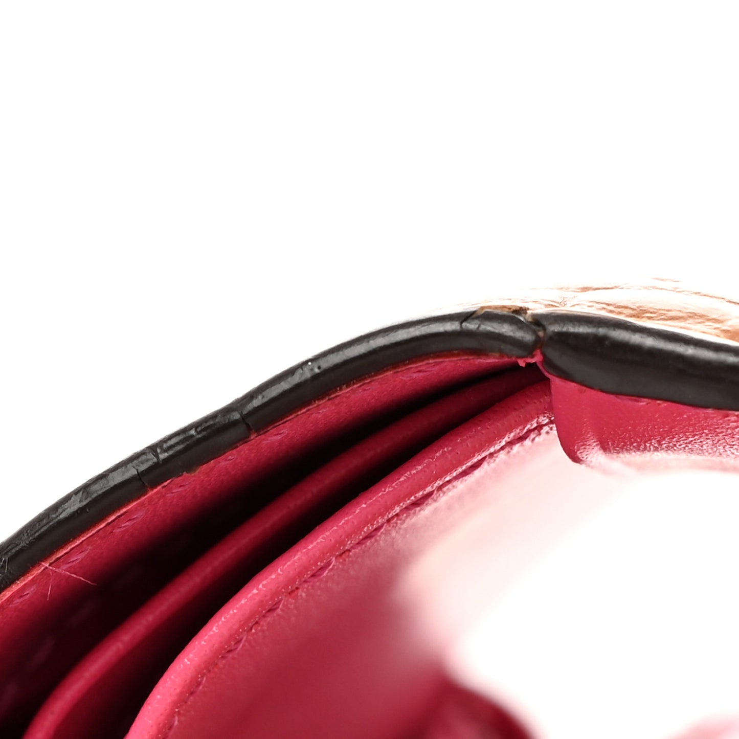 Visetos Rabbit Tri-Fold Wallet Cognac