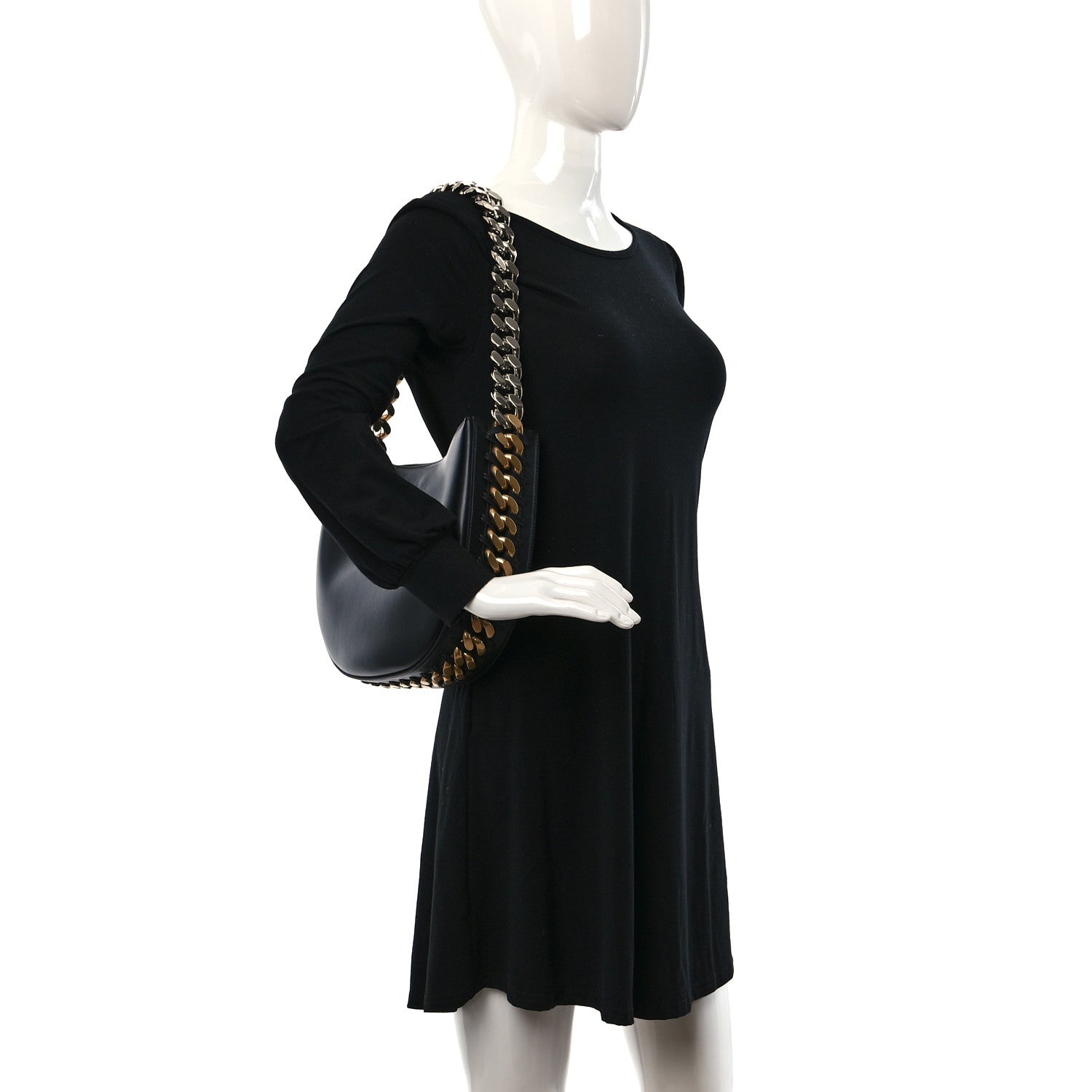 Stella McCartney Eco Alter Nappa Frayme Shoulder Bag Black 2 of 11
