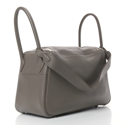 Hermes Taurillon Clemence Lindy 26 Etain 3 of 13