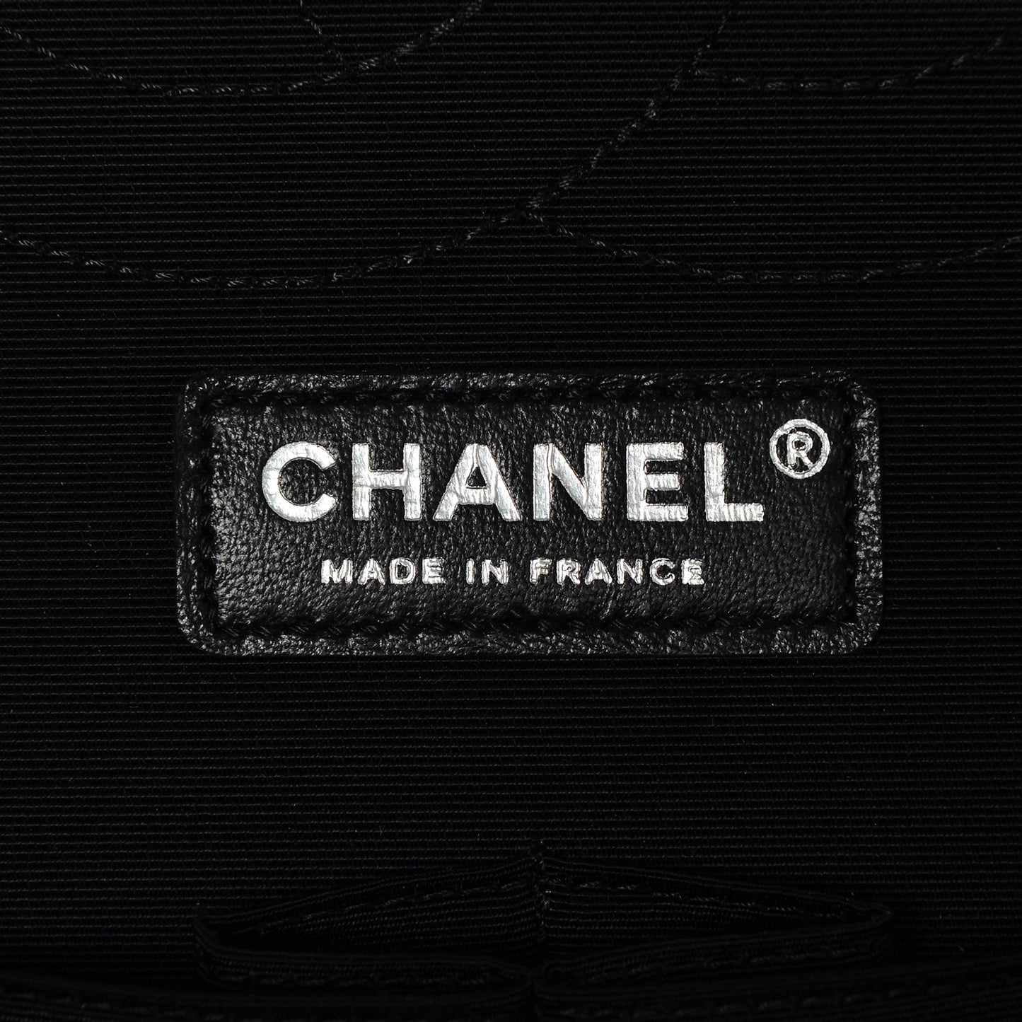 Patent Calfskin Jumbo Classic Pure Double Flap Black