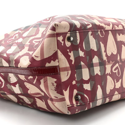 Burberry Nova Check Heart Tote Red 10 of 14