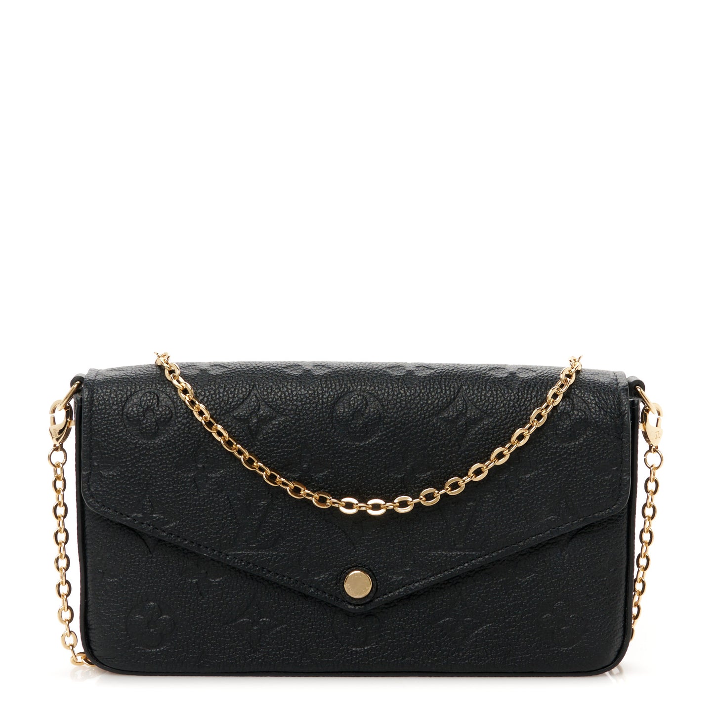 Empreinte Pochette Felicie Chain Wallet Black