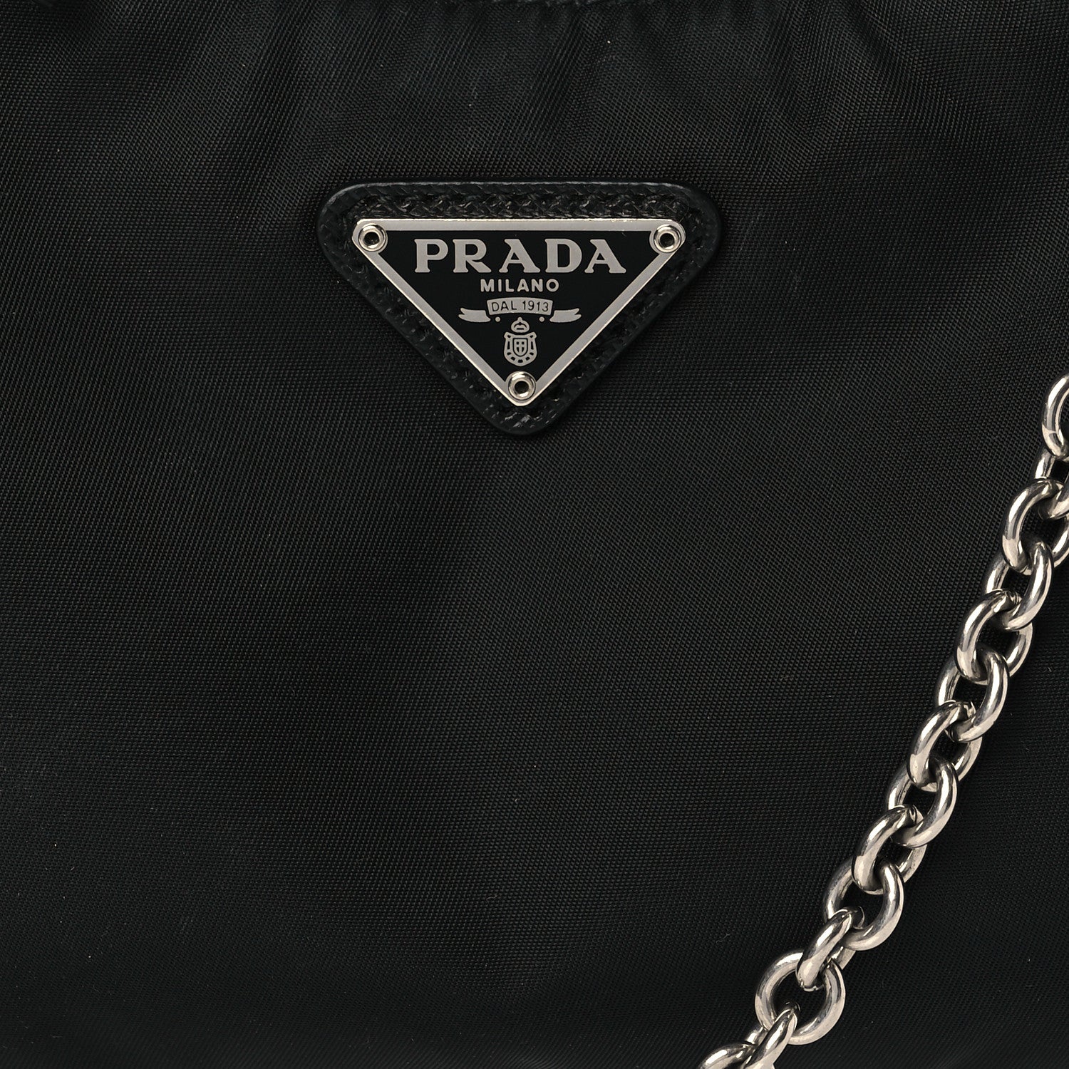 Prada Nylon Re-Edition 2005 Shoulder Bag Black 8 of 10