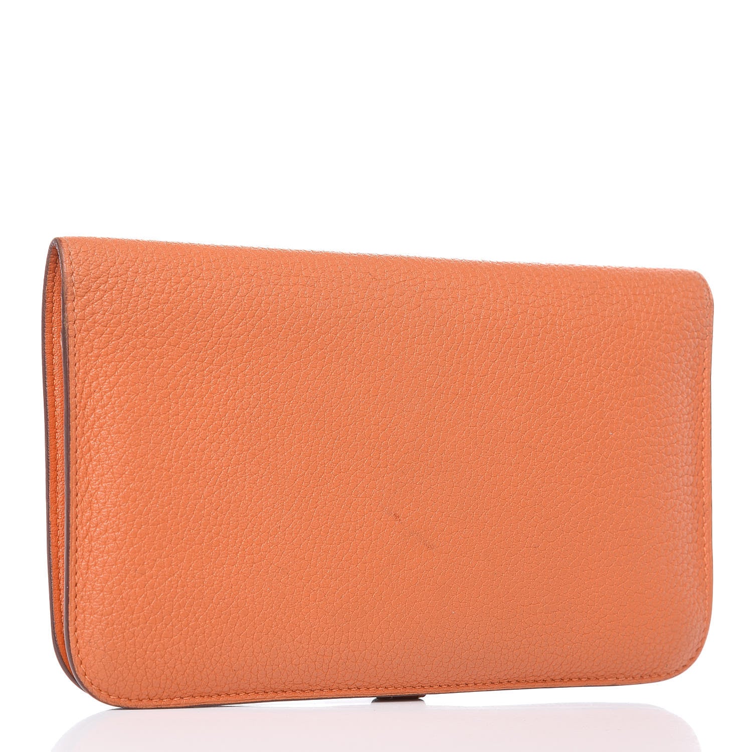 Hermes Togo Dogon Duo Wallet Orange 3 of 14