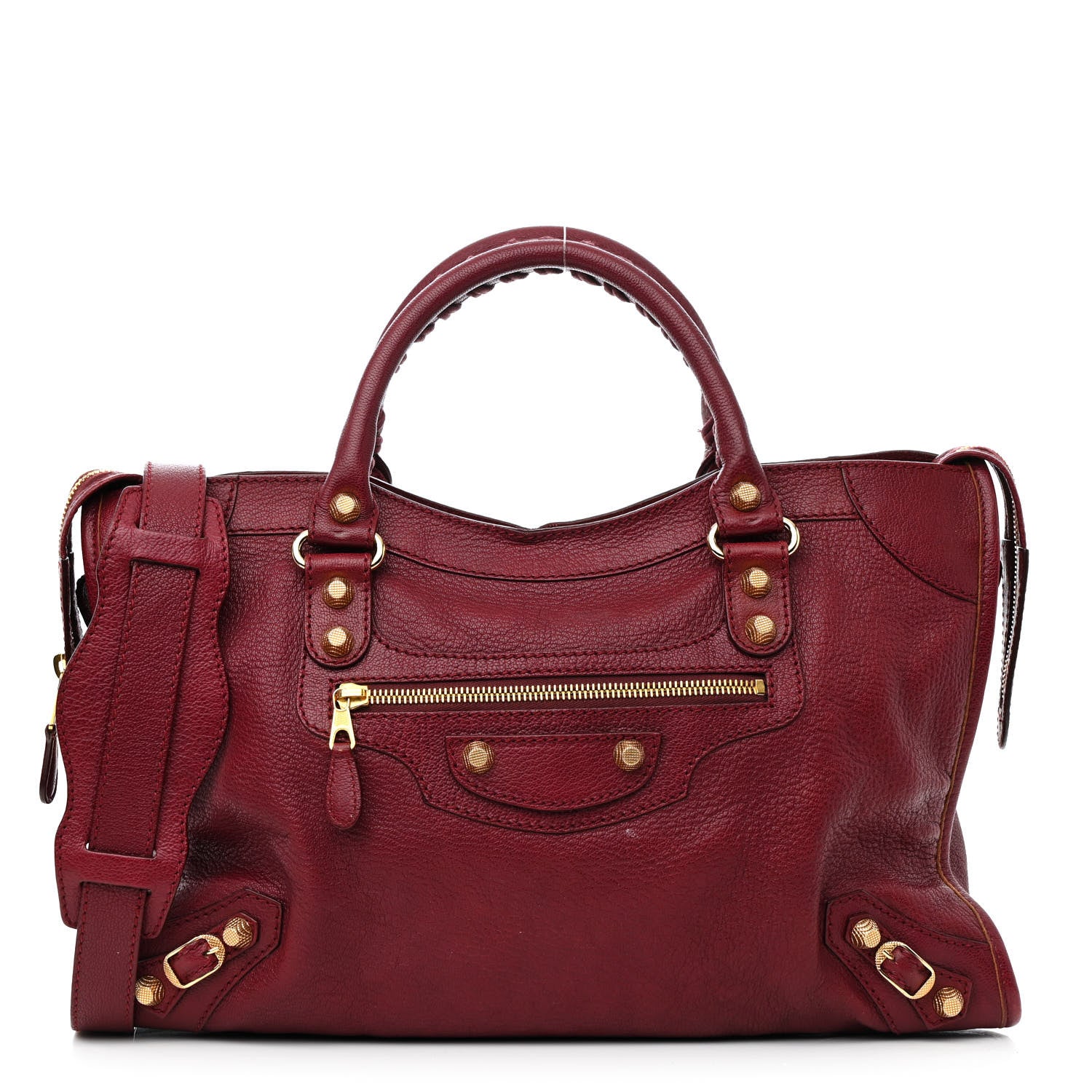 Balenciaga Chevre Hamilton Giant 12 Gold Hardware City Bordeaux 1 of 16
