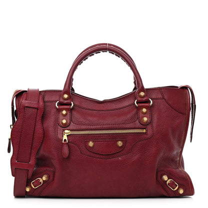 Balenciaga Chevre Hamilton Giant 12 Gold Hardware City Bordeaux 1 of 16