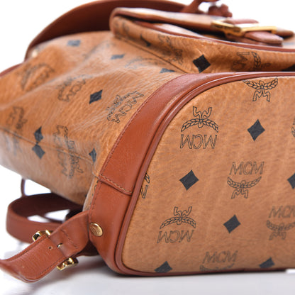 MCM Visetos Drawstring Backpack Cognac 6 of 11
