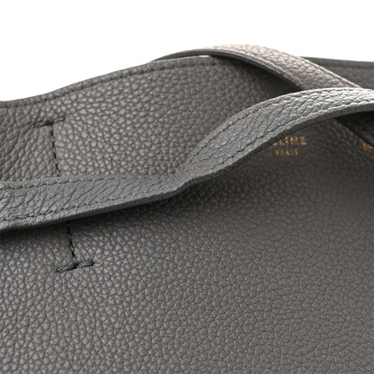 Celine Soft Grained Calfskin Medium Belt Cabas Phantom Grey 13 of 15