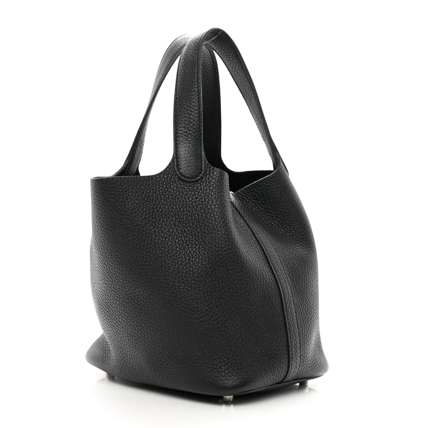 Hermes Taurillon Clemence Picotin Lock 18 PM Black 3 of 9
