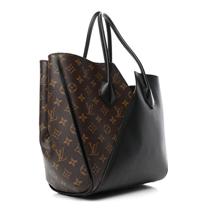 Louis Vuitton Calfskin Monogram Kimono Tote Black 2 of 4