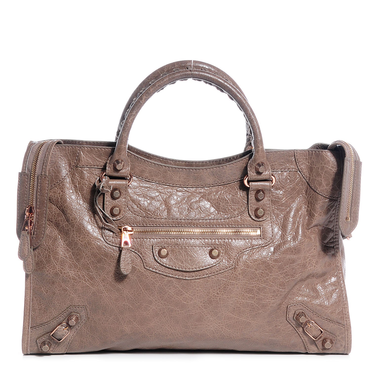 Balenciaga Agneau Giant 12 Rose Gold Hardware City Gris Poivre 1 of 22