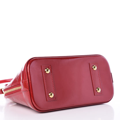 Louis Vuitton Vernis Alma BB Pomme D'Amour 3 of 9
