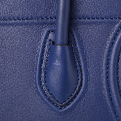 Celine Supple Calfskin Medium Phantom Luggage Royal Blue 10 of 11