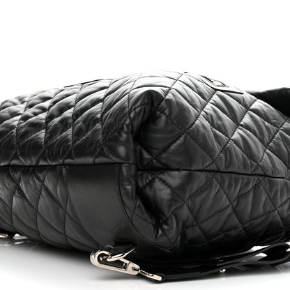 Chanel Lambskin Quilted Coco Cocoon Backpack Black 10 of 12