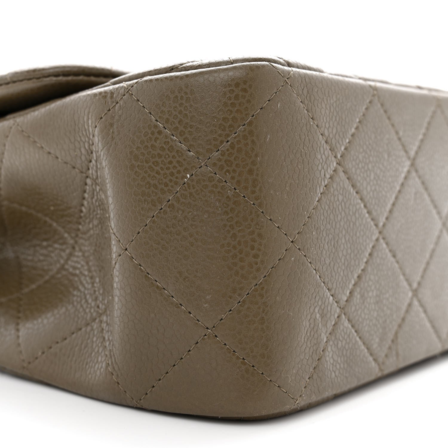 Chanel Caviar Quilted Jumbo Double Flap Taupe 9 of 16