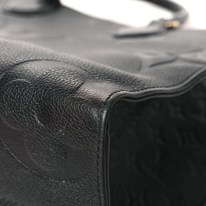 Louis Vuitton Empreinte Monogram Giant Onthego MM Black 11 of 12