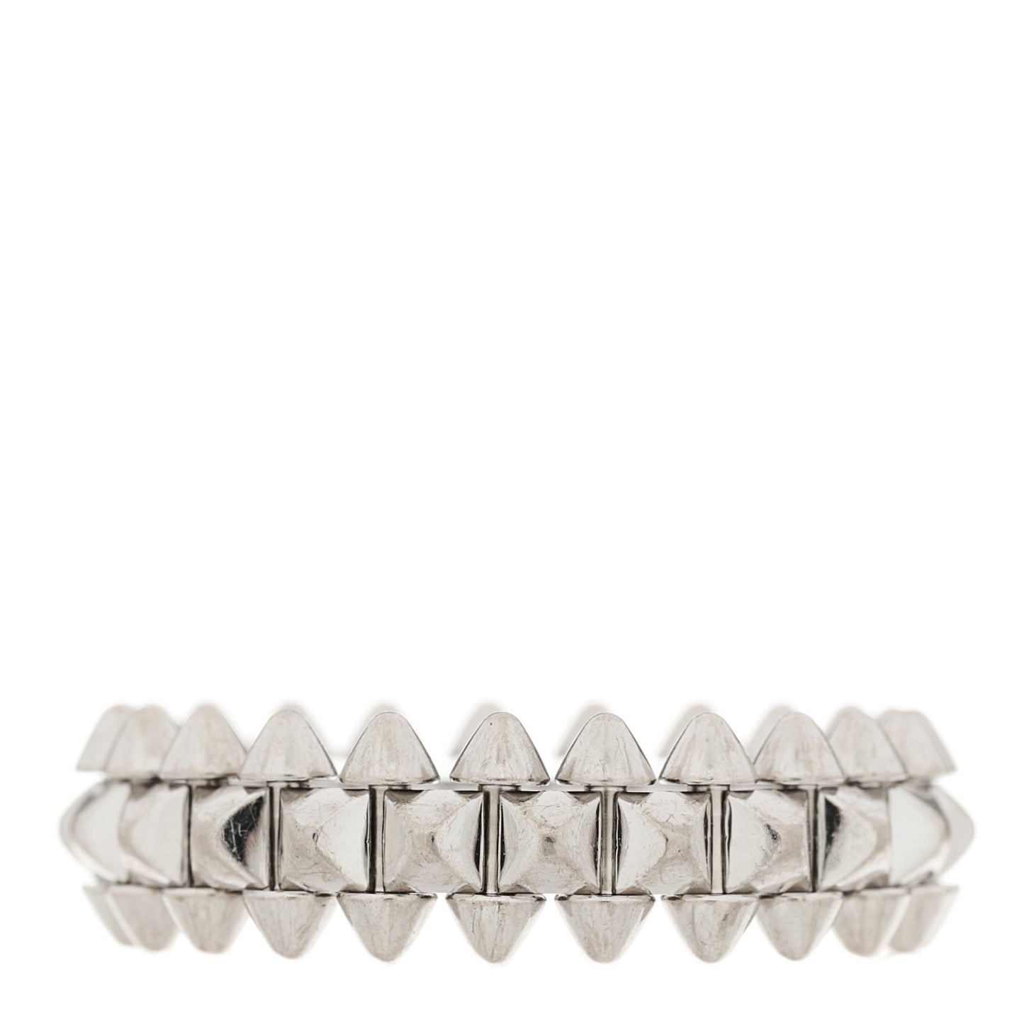 18K White Gold SM Clash De Cartier Ring 54 6.75