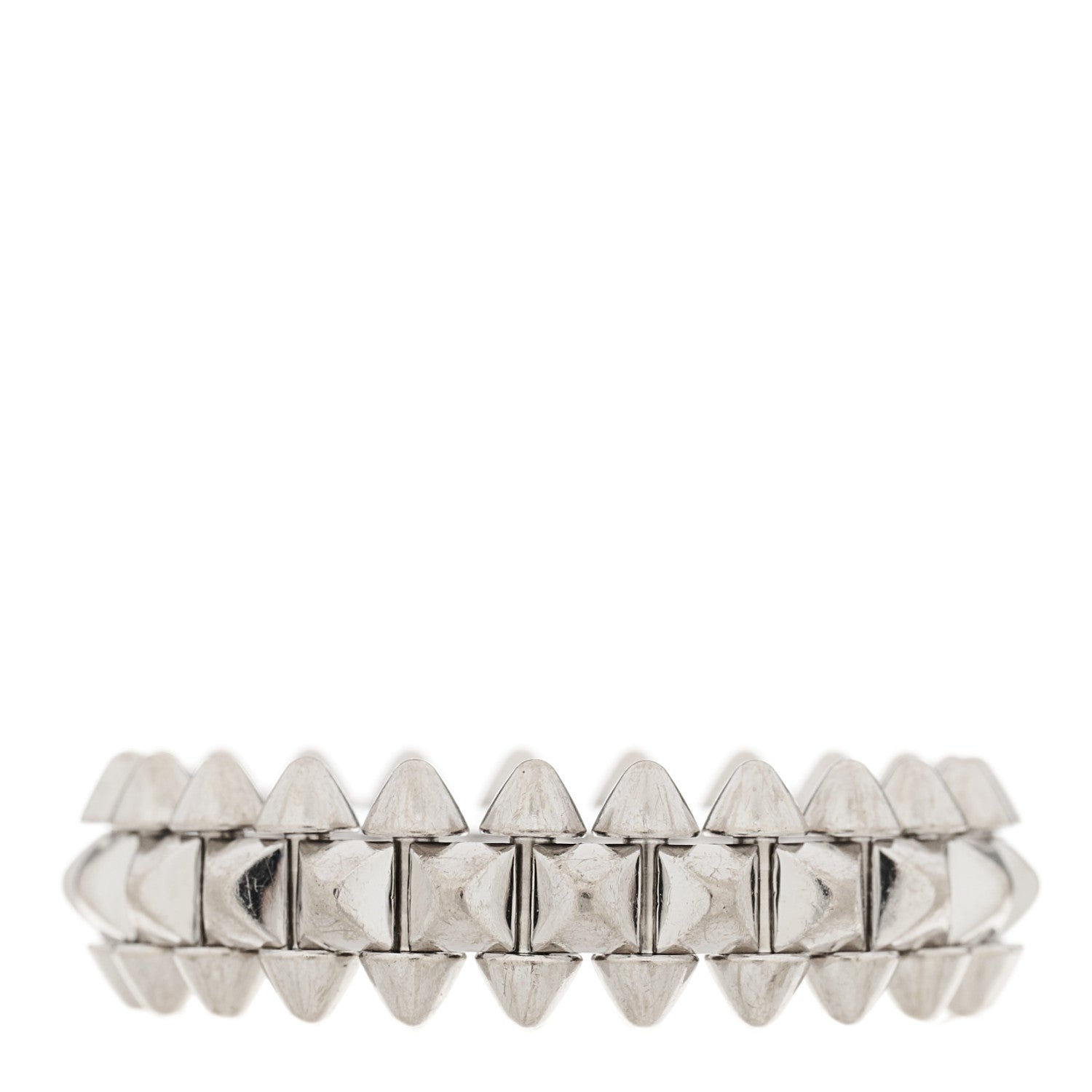 Cartier 18K White Gold SM Clash De Cartier Ring 54 6.75 1 of 4