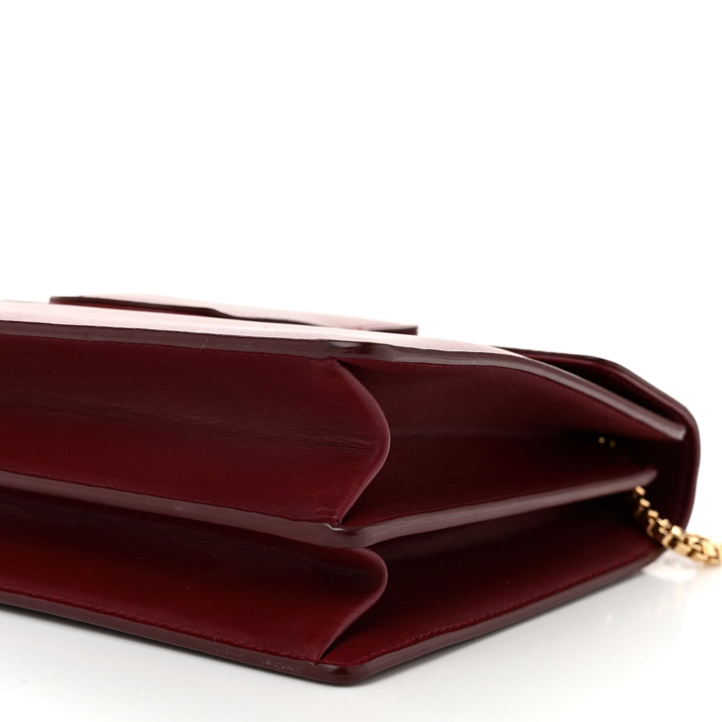 Calfskin Thalia Flap Shoulder Bag Wine
