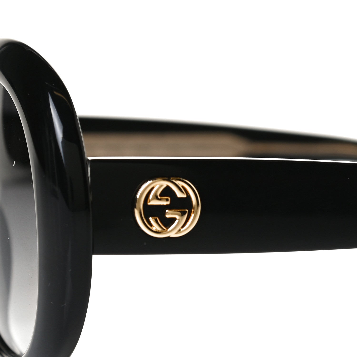Gucci Acetate Round GG Sunglasses GG3815S Black 7 of 8
