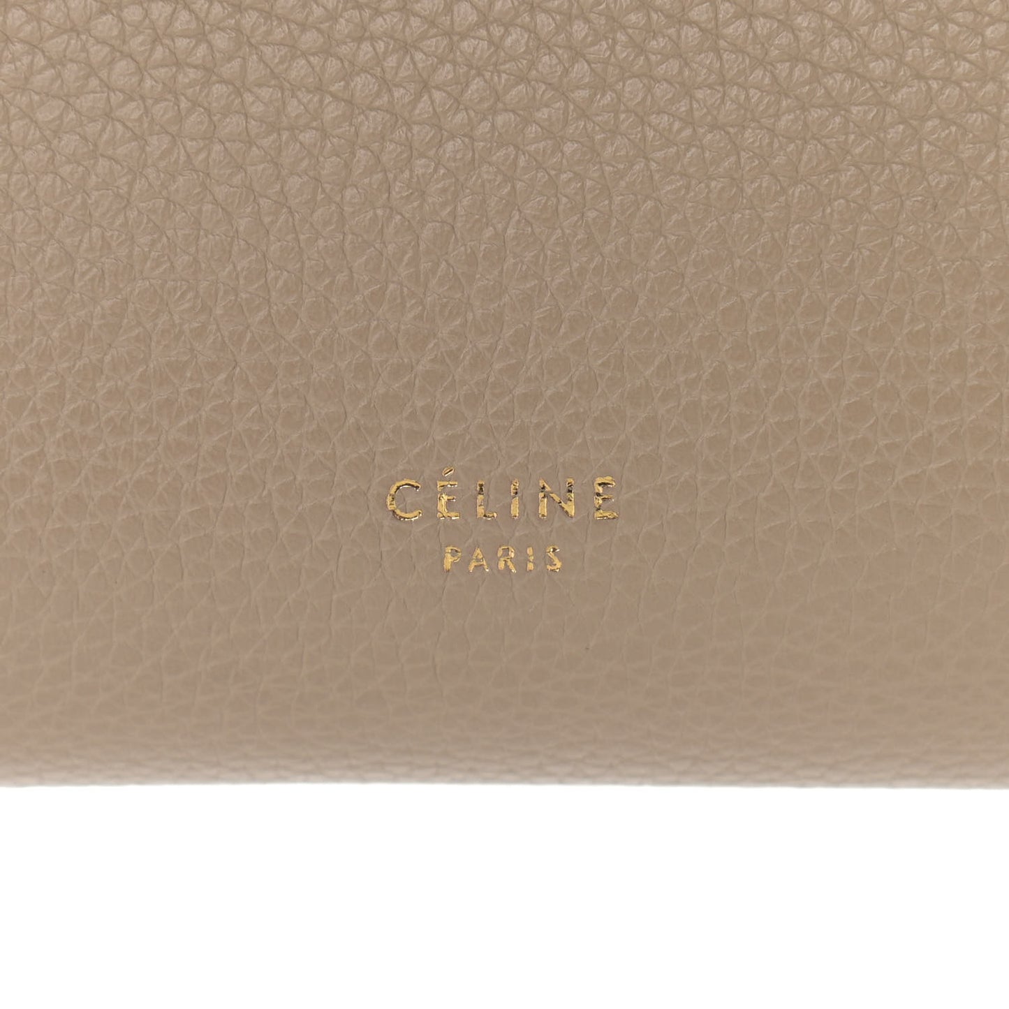 Drummed Calfskin Mini Belt Bag Light Taupe