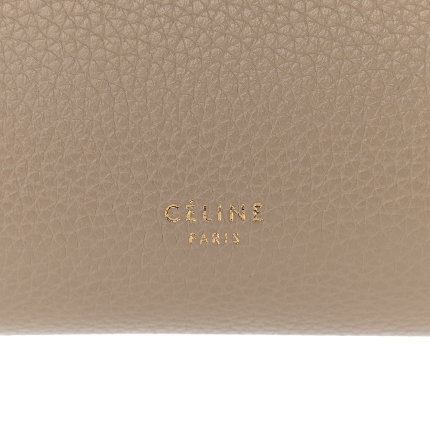 Celine Drummed Calfskin Mini Belt Bag Light Taupe 5 of 14