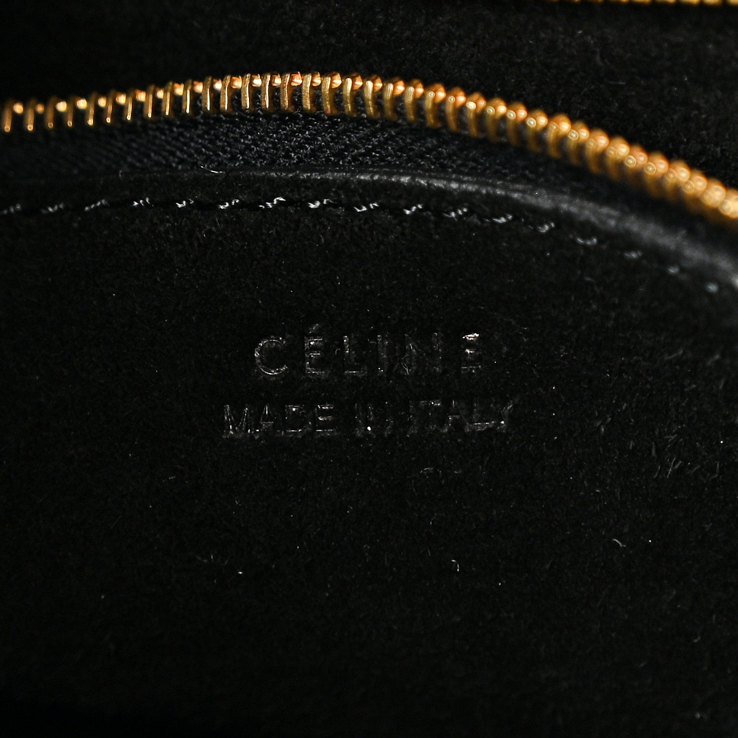 Celine Soft Grained Calfskin Sangle Bucket Bag Black 6 of 10