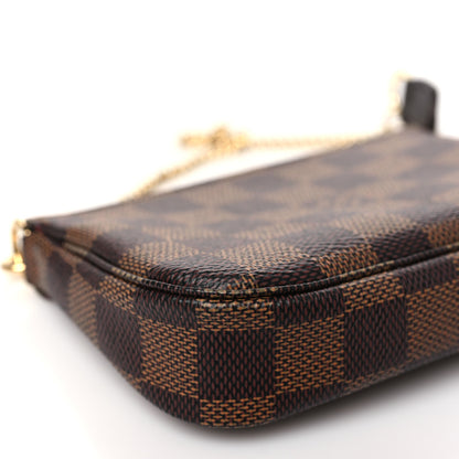 Louis Vuitton Damier Ebene Mini Pochette Accessories 9 of 11