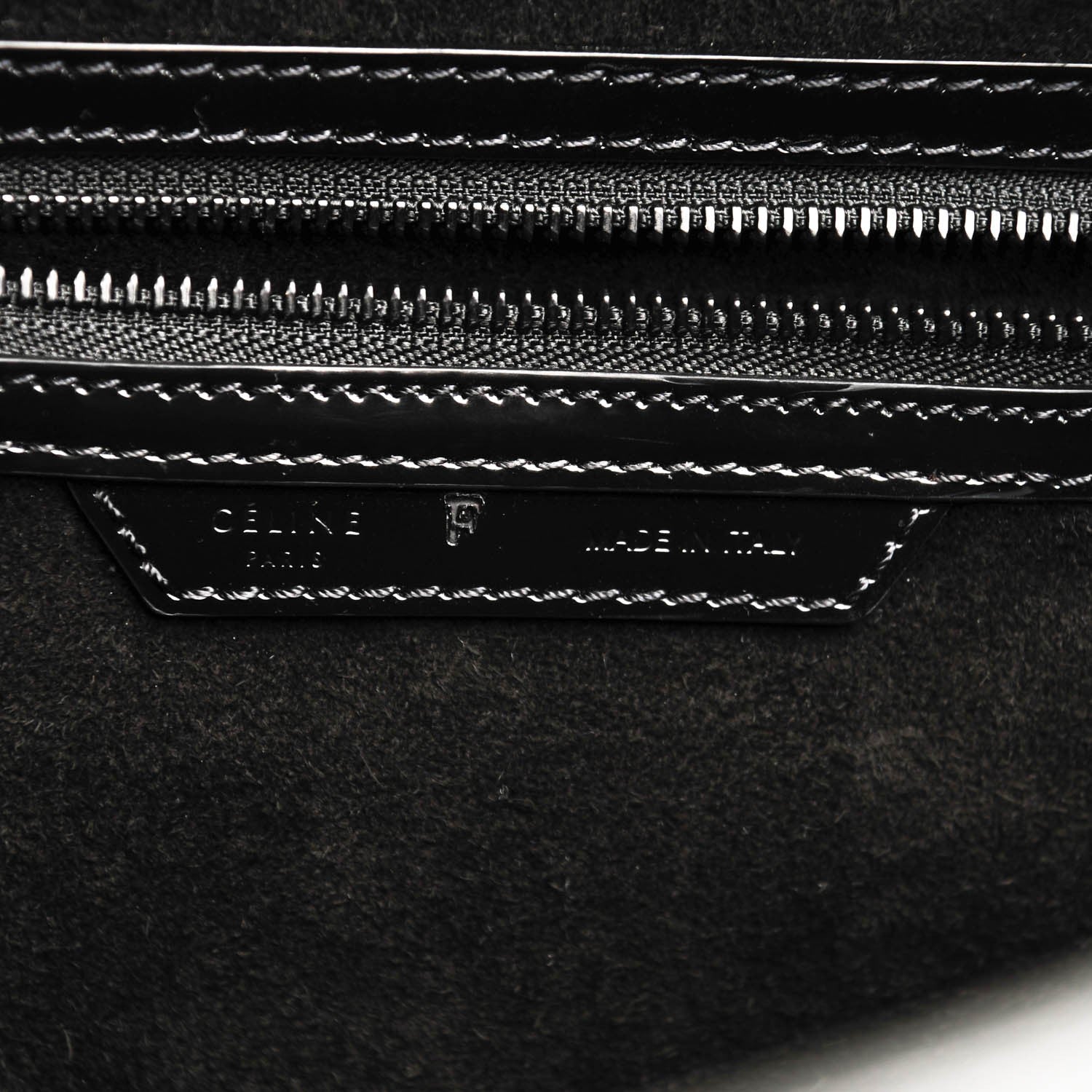Celine Spazzolato Calfskin Mini Luggage Black 6 of 7