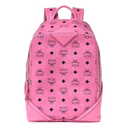 MCM Visetos Small Duke Backpack Pink 1 of 16