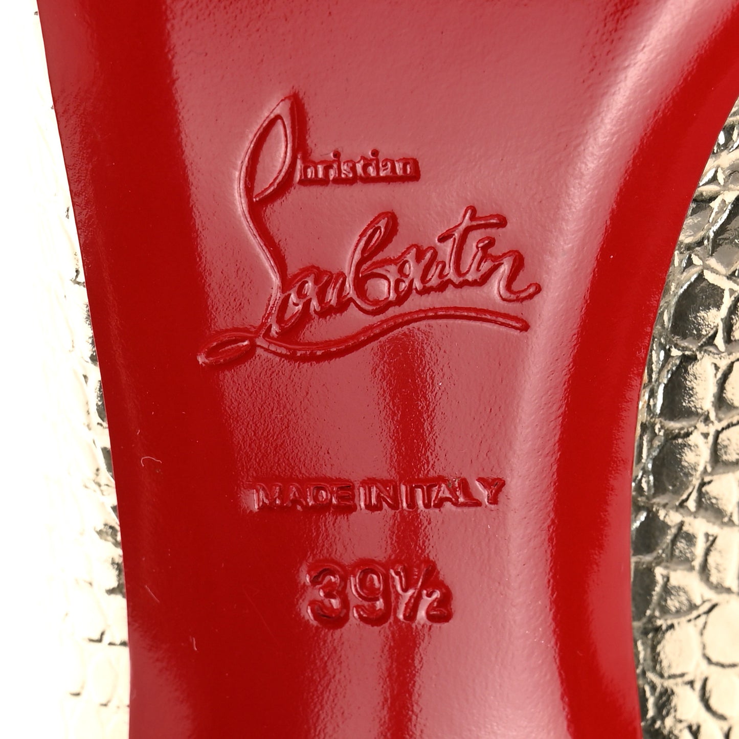 Metallo Cocco Clare 80 Pumps 39.5 Platine