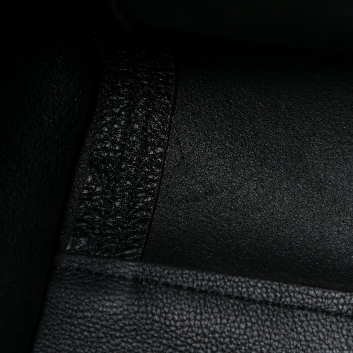 Smooth Calfskin Medium Milo Shopping Tote Black
