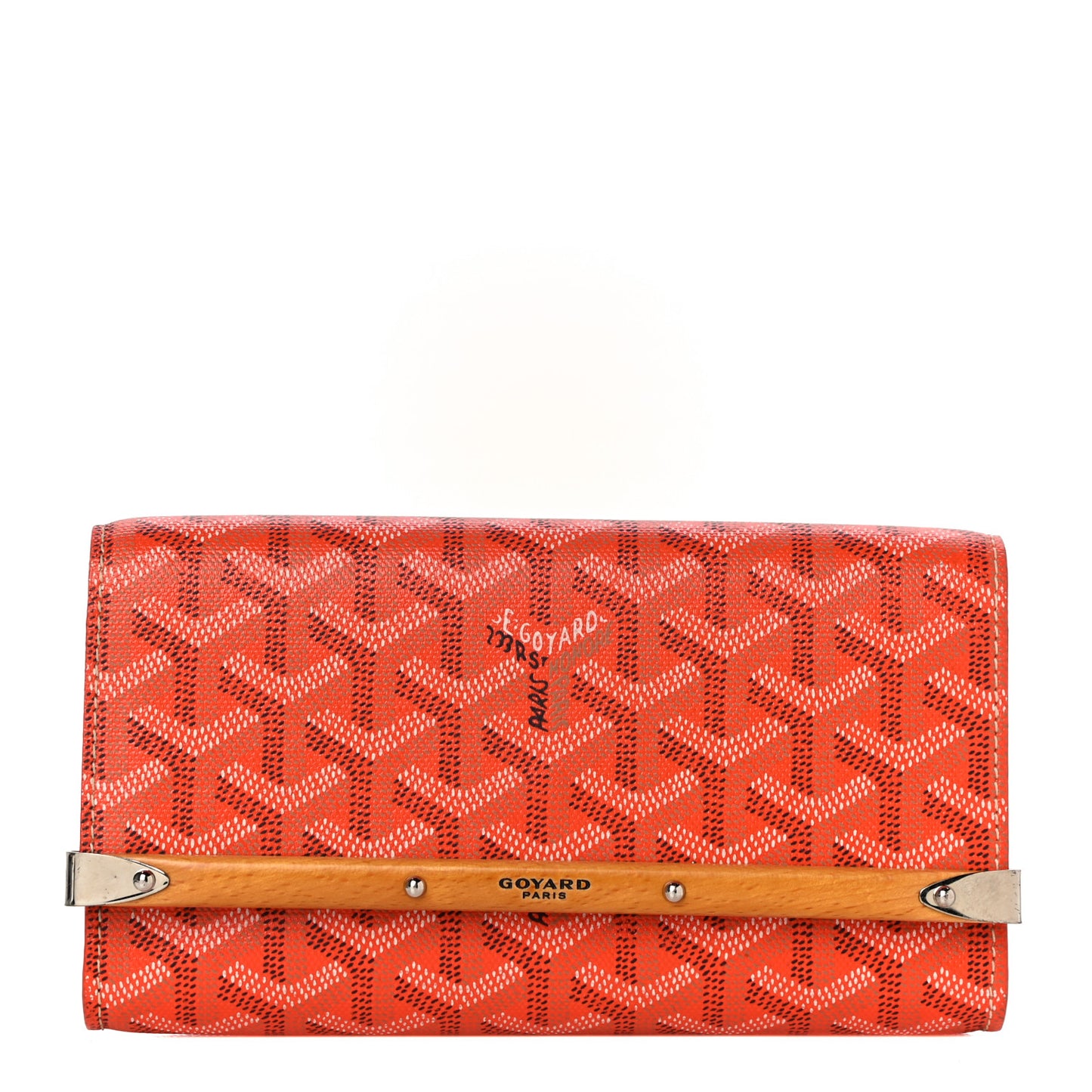 Goyardine Monte Carlo Mini Phone Case Orange